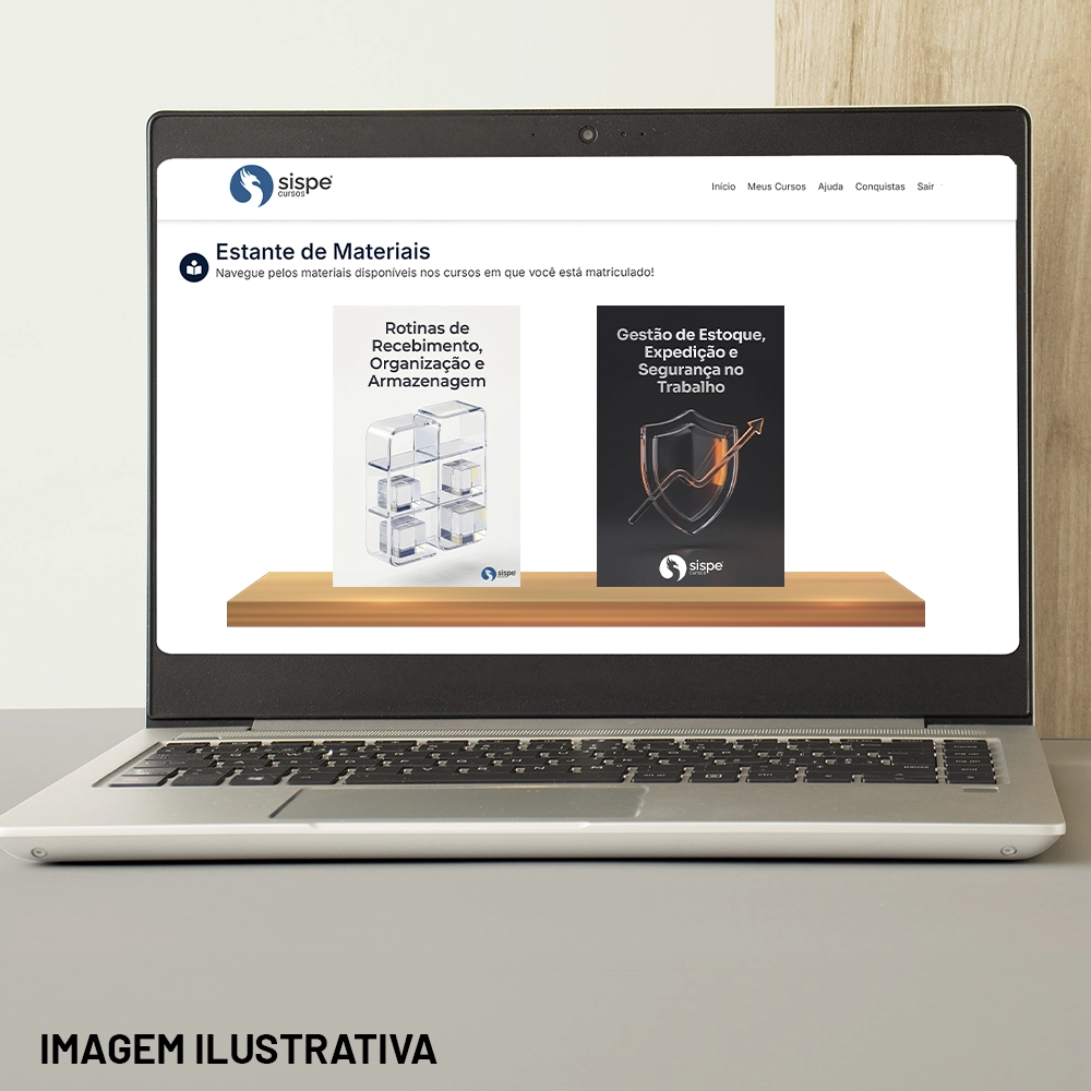 Material didático do curso Auxiliar de Almoxarifado