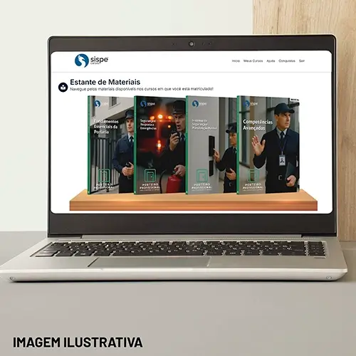 Material didático do curso Porteiro Profissional para Condomínios e Empresas