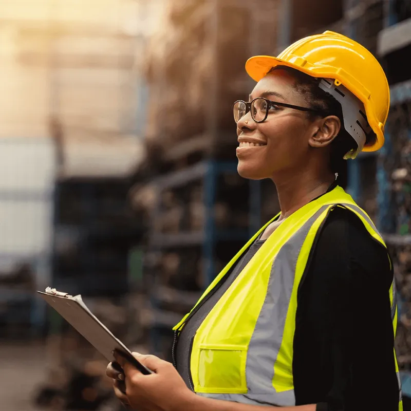 Profissional em auxiliar de segurança do trabalho no dia a dia do ofício — qualificação prática para o mercado de trabalho