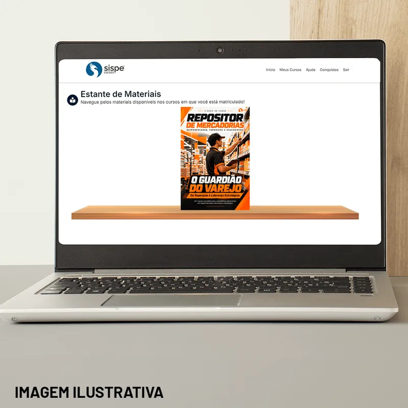 Material didático do curso Repositor de Mercadorias - Supermercados, Farmácias e Atacadistas