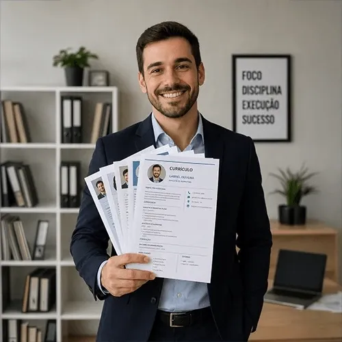 Profissional em como montar um currículo & preparação para entrevistas no dia a dia do ofício — currículo e entrevista que abrem a porta